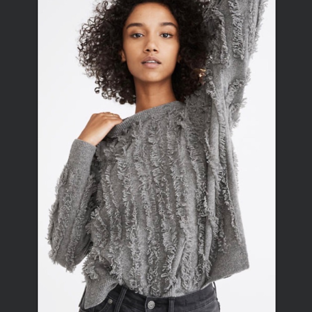 Madewell Fringe Sweater